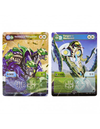 Bakugan S2 Pachet De Start Howlkor Fangzor Si Sairus