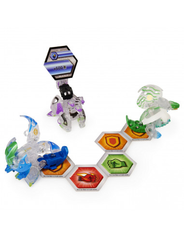 Bakugan S2 Pachet De Start Trox Hydorous Si Howlkor