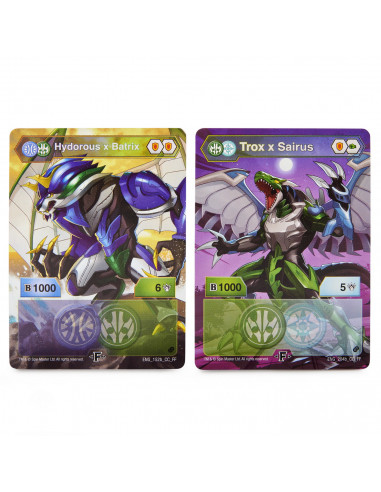 Bakugan S2 Pachet De Start Trox Hydorous Si Howlkor