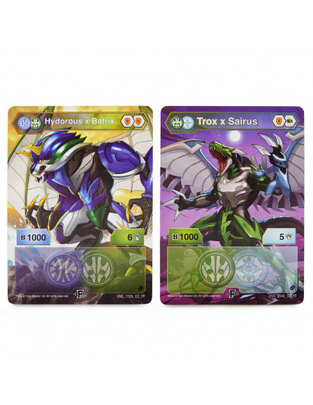 Bakugan S2 Pachet De Start Trox Hydorous Si Howlkor