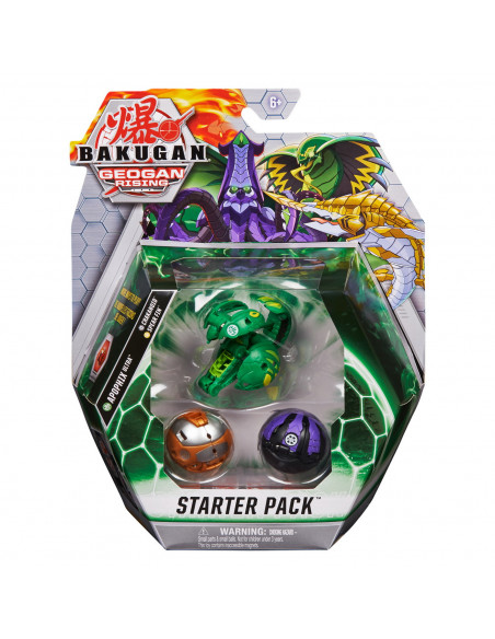 Bakugan S3 Pachet Starter Apophix Ultra, Crakanoid Si Spear