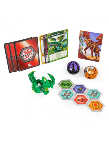 Bakugan S3 Pachet Starter Apophix Ultra, Crakanoid Si Spear
