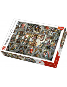 Puzzle Trefl 6000 Tavanul Capelei Sixtine,65000