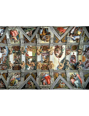 Puzzle Trefl 6000 Tavanul Capelei Sixtine,65000