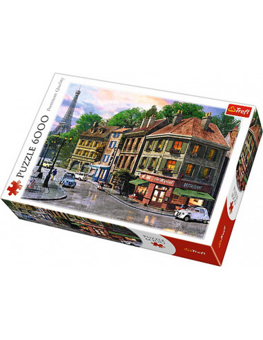 Puzzle Trefl 6000 Strazile Parisului,65001