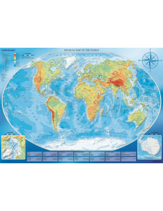 Puzzle Trefl 4000 Harta Fizica A Lumii,45007 2