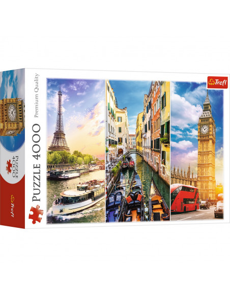 Puzzle Trefl 4000 Calatorie In Europa,45009