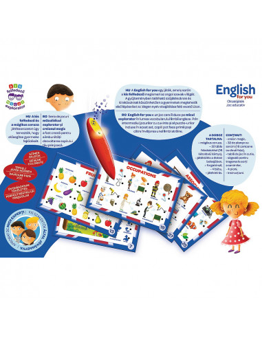 Joc Educativ Engleza Pentru Tine Cu Creion Magic,02102