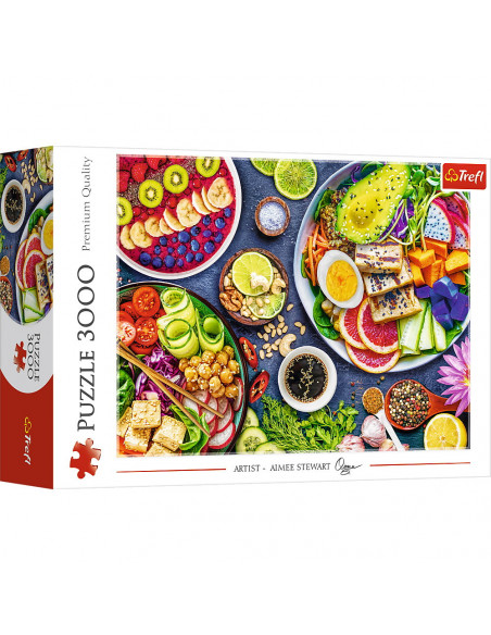 Puzzle Trefl 3000 Bolul Colorat,33077