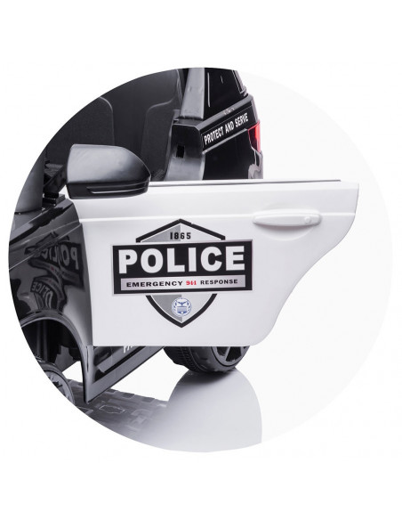 Masinuta electrica Chipolino Police SUV black,ELJPOL02201BL