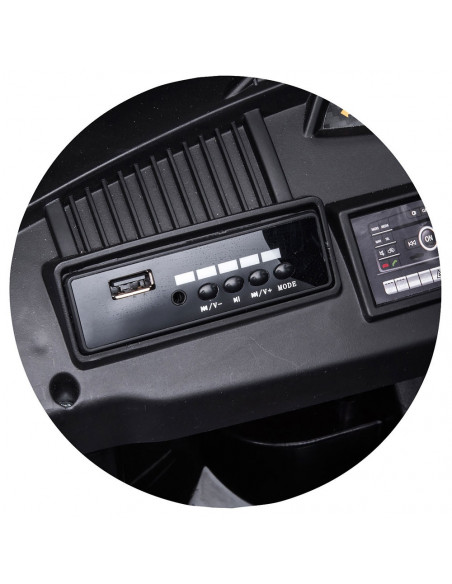 Masinuta electrica Chipolino Police SUV black,ELJPOL02201BL
