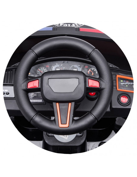 Masinuta electrica Chipolino Police SUV black,ELJPOL02201BL