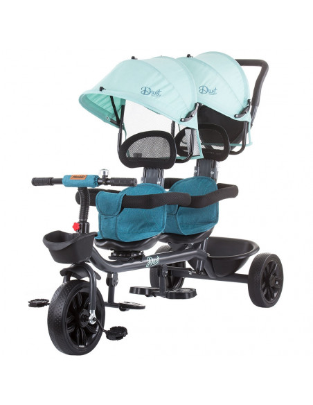 Tricicleta gemeni Chipolino Duet mint,TRKDU0212MI