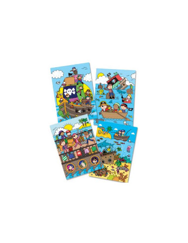 Water Magic: Carte de colorat Pirati,1005443