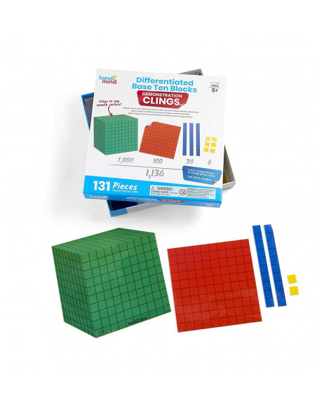 Set matematic - Modele in baza 10 (131 piese),92855