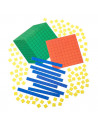 Set matematic - Modele in baza 10 (131 piese),92855