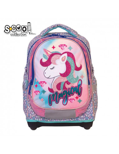 Ghiozdan anatomic UNICORN, 42 cm - S-COOL,SC1300