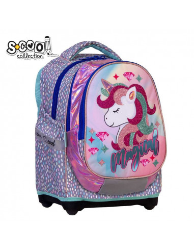 Ghiozdan anatomic UNICORN, 42 cm - S-COOL,SC1300