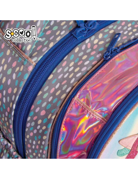 Ghiozdan anatomic UNICORN, 42 cm - S-COOL,SC1300