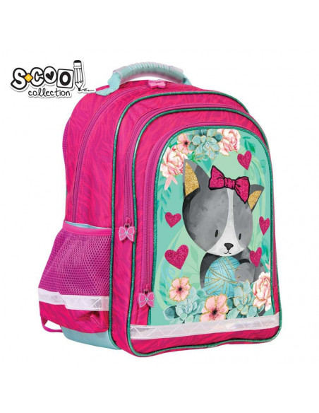 Ghiozdan ergonomic KITTY, 38 cm - S-COOL,SC1305