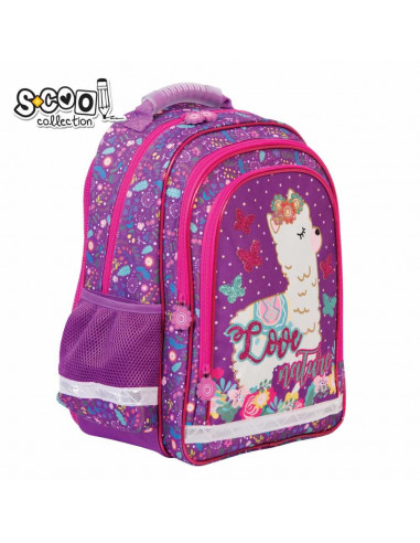 Ghiozdan ergonomic LOVE NATURE, 38 cm - S-COOL,ROB-SC1306