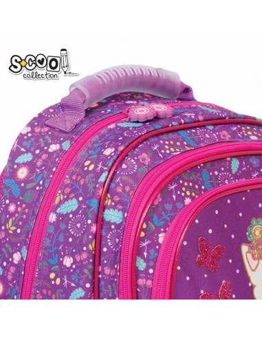 Ghiozdan ergonomic LOVE NATURE, 38 cm - S-COOL,ROB-SC1306