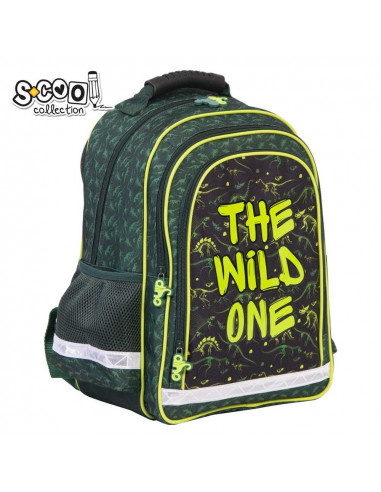 Ghiozdan ergonomic THE WILDE ONE, 38 cm - S-COOL,SC1309