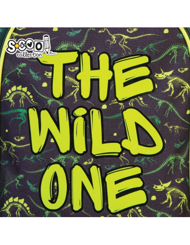 Ghiozdan ergonomic THE WILDE ONE, 38 cm - S-COOL,SC1309
