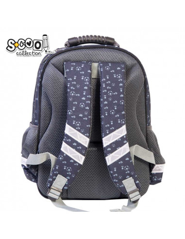 Ghiozdan ergonomic SOCCER, 38 cm - S-COOL,SC1310
