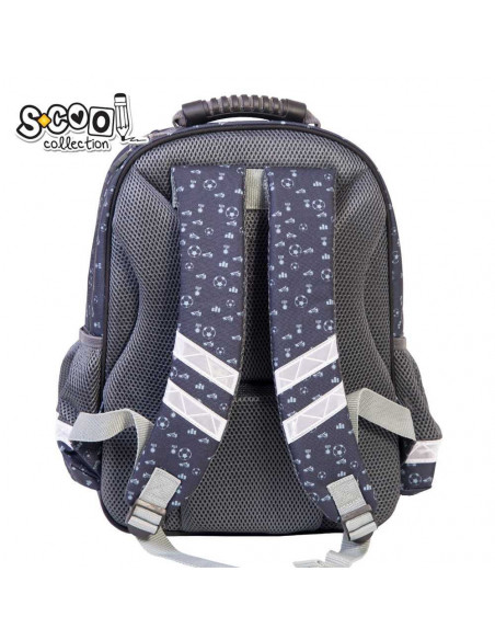 Ghiozdan ergonomic SOCCER, 38 cm - S-COOL,SC1310