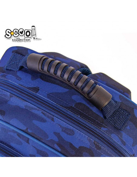 Ghiozdan ergonomic SKY FIGHTER, 38 cm - S-COOL,SC1311