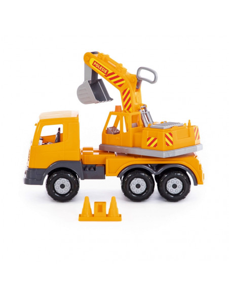 Camion-excavator, 42,5x16,5x24,5 cm, Polesie,ROB-71187