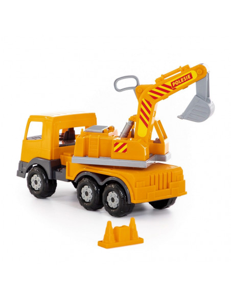 Camion-excavator, 42,5x16,5x24,5 cm, Polesie,ROB-71187
