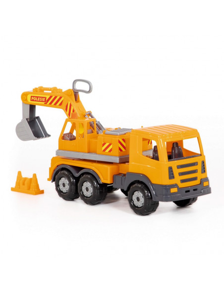 Camion-excavator, 42,5x16,5x24,5 cm, Polesie,ROB-71187