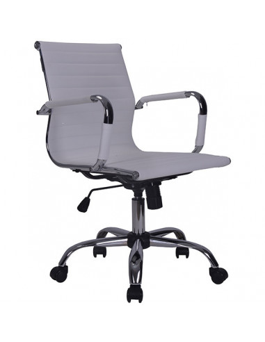 Scaun birou operational RTC 3508WH poliuretan alb,PL800504