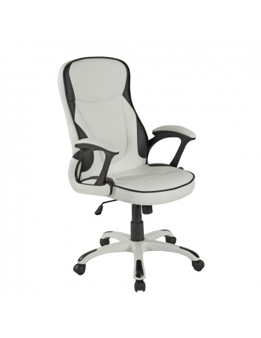 Scaun directorial US25 Reno negru-alb,PL800209