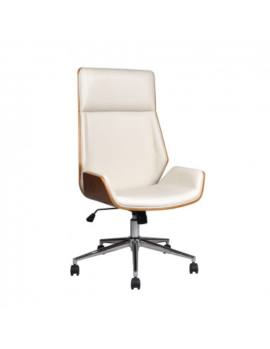 Scaun directorial US116 Calisto alb,PL800205