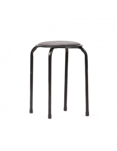 Taburet fix Alicante negru,PL800275