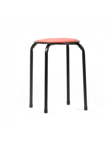 Taburet fix Alicante rosu,PL800276