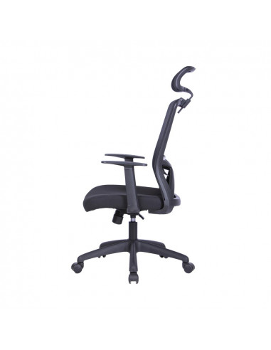 Scaun de birou JOY PDH negru cu mesh negru brate si