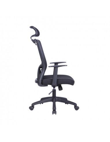 Scaun de birou JOY PDH negru cu mesh negru brate si