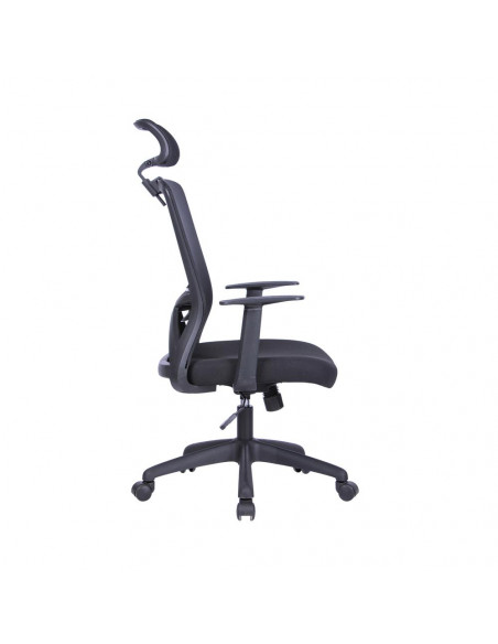 Scaun de birou JOY PDH negru cu mesh negru brate si