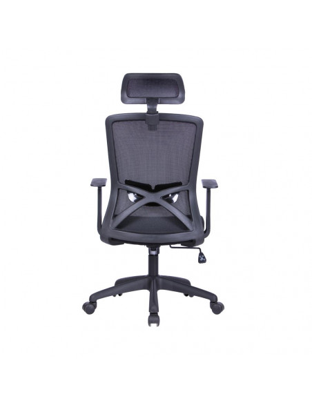 Scaun de birou JOY PDH negru cu mesh negru brate si