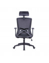 Scaun de birou JOY PDH negru cu mesh negru brate si