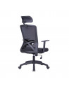 Scaun de birou JOY PDH negru cu mesh negru brate si