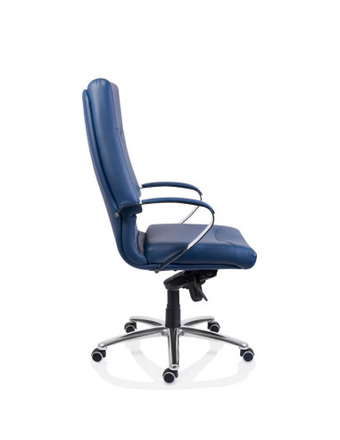 Fotoliu Directorial 5600 SETT Eco piele albastra,PL800129