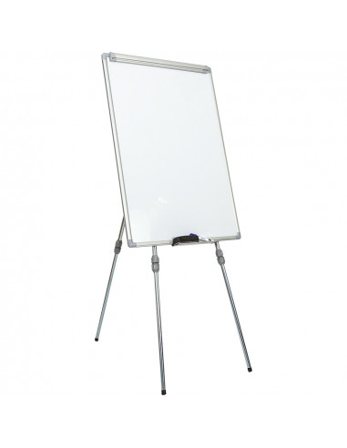 Flipchart 70x100 cu rama din aluminiu magnetic cu trepied