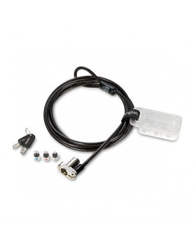 Cablu de securitate Kensington, universal 3-in-1, cu cheie, (pt