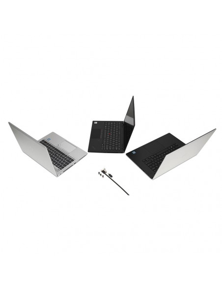 Cablu de securitate Kensington, universal 3-in-1, cu cheie, (pt