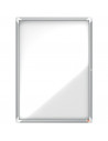Avizier NOBO Premium Plus, exterior, otel emailat, 9x A4, cu